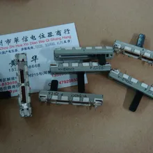 [Белла] Тайвань 4.5 см один слайд фейдер A250K потенциометра-длина ручки [10 мм 15 мм] С середины-10 шт./лот