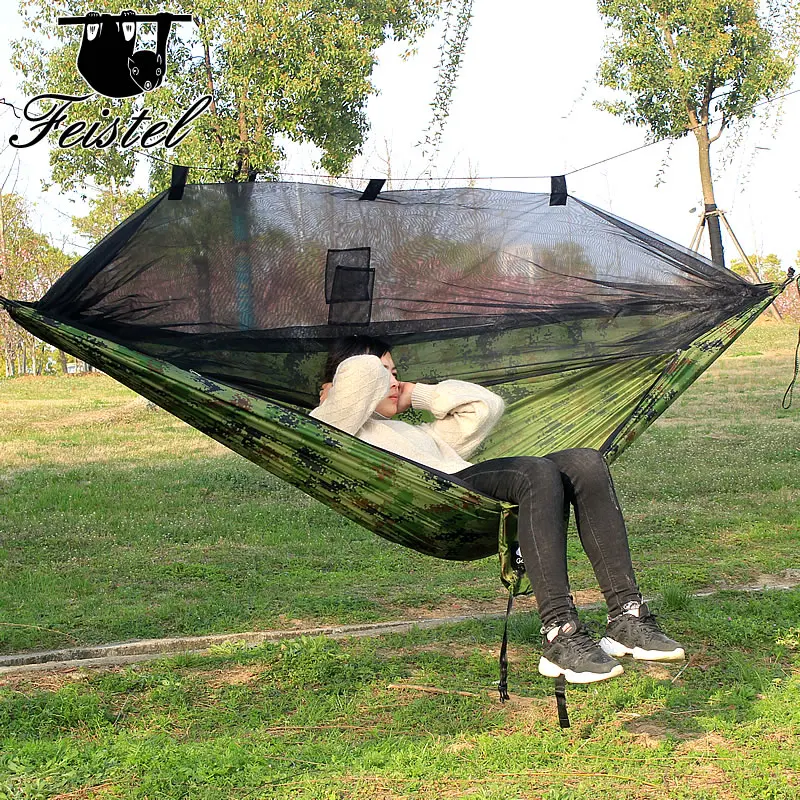 portable ultralight parachute hammock hunting mosquito net automatic opening hammock portable ultralight parachute hammock hunting mosquito net automatic opening hammock