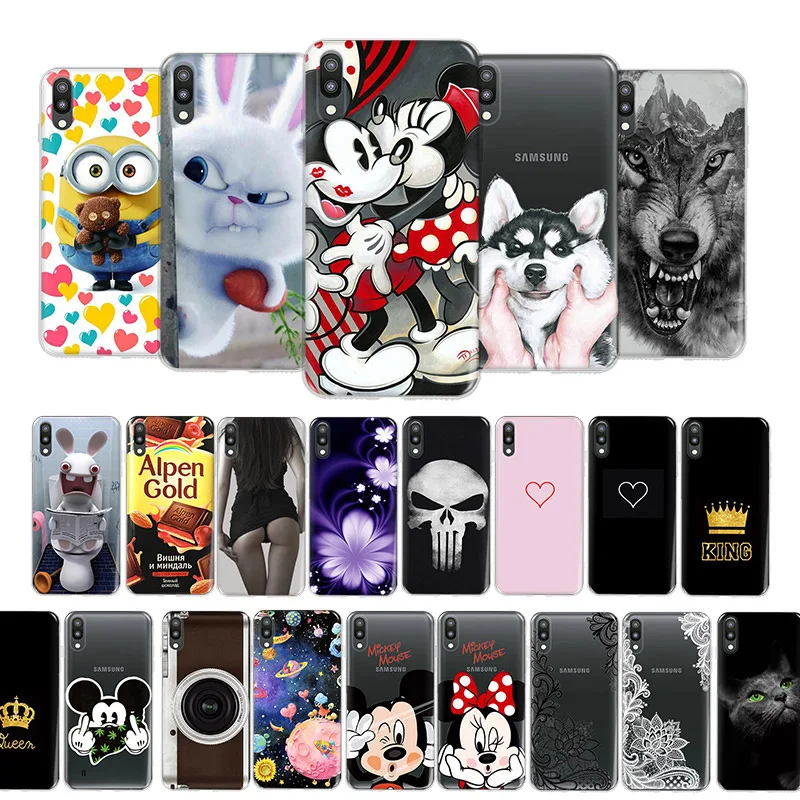 

Fors Samsung Galaxy M20 Case Silicone TPU Protective Cover Phone Case On For Samsung M20 M205F M30 M 20 SM-M205F M10 Case Soft