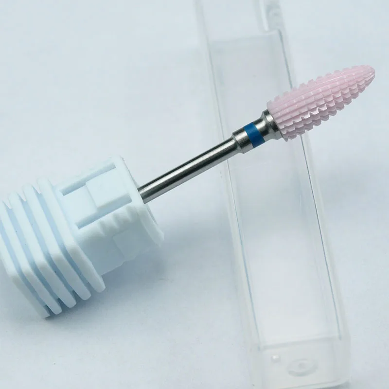 

EasyNail~Pro. 3/32 '' M Pink Ceramic Nail Drill Bit nail file Carbide Nozzle Gel remover Nail Cleaner Millings Bit.
