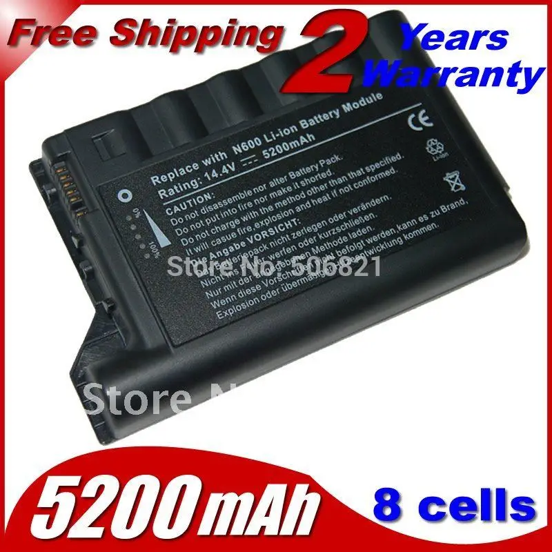 

JIGU Laptop Battery For HP COMPAQ Evo N600 N600C N610C N610V N620C 5200mah 8CELLS