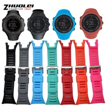 Бесплатная доставка SUUNTO Ambit 1 2 3 30 мм Мужчины Часы Водонепроницаемый Каучуковый Ремешок Ремешок Для Часов Стали Пряжка С Отверткой