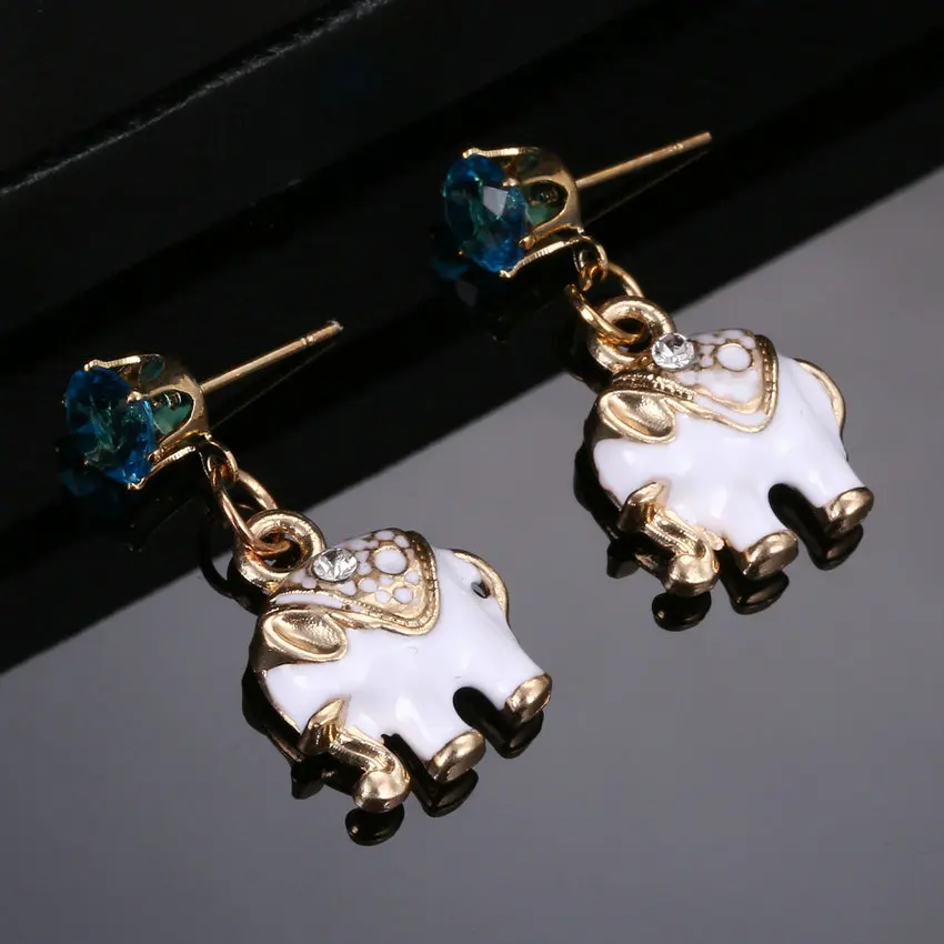 Женские серьги гвоздики в виде слона|ear earrings|elephant stud earringsearrings gift |