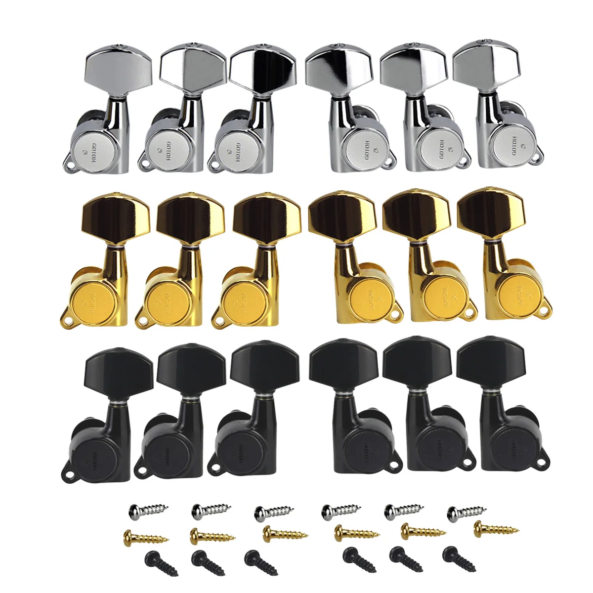 Оригинальный GOTOH SG381 01 электрогитарная машина головки тюнеры Тюнинг колышки
