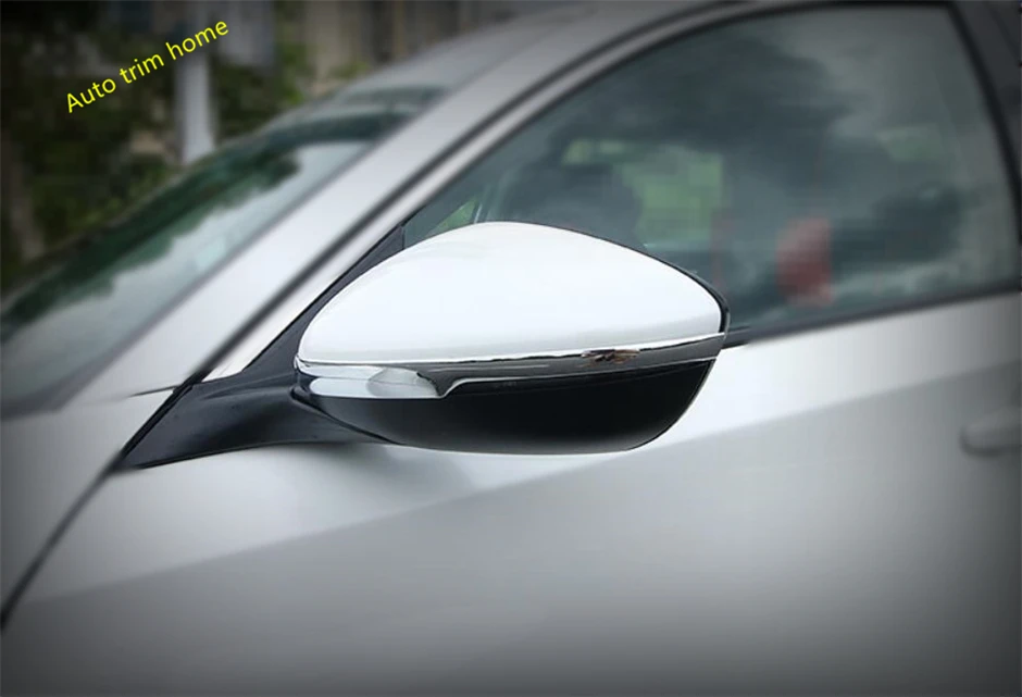 Lapetus переоборудование экстерьера комплект Подходит для Honda Accord 10th ABS хром Дверь Зеркало заднего вида полосы отделка Защитная крышка