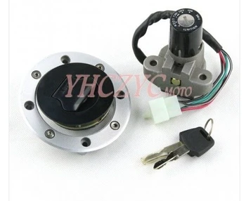 

Ignition Switch Gas Cap Seat Key Lock Set For Suzuki GSX750 GSX600 89-97 VX800 90-96