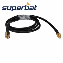 Superbat SMA переборка Jack to SMA Прямой штекер косичка кабель LMR195 100 см кабель для антенны кабель в сборе