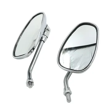 

Motorbike Chrome 10mm Backup side rear view mirrors for 99-09 Yamaha XV1600 Roadstar BikeMaster rearview mirror