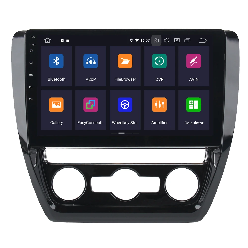 Best For VW for Volkswage Jetta Android 9.0 Quad Core Autoradio Car Radio Stereo GPS Navigation Sat Navi Multimedia Player 1
