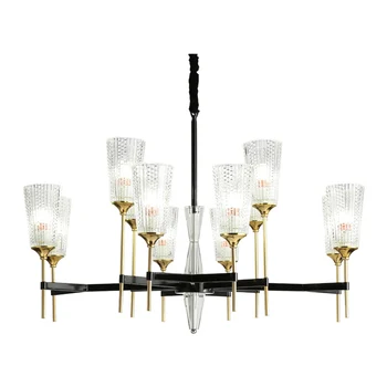 

American hanging lamps restaurant lights crystal living room chandelier modern glass crystals for chandeliers bedroom lighting