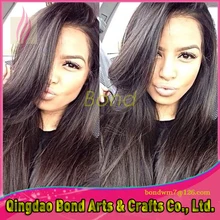Top Grade Silk Straight Full Lace Wigs Brazilian Virgin Straight Wigs Glueless Human Hair Wigs For Black Woman Free Part