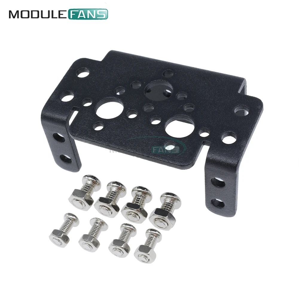 

Aluminum Multifunction Servo Bracket Mount Kit For Compatible MG995 Steering Head Robot Manipulator Diy Kit