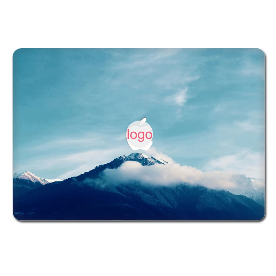 GOOYIYO-Лидер продаж наклейка для ноутбука верхняя виниловая наклейка Снежная горная древесина кожа для Macbook Air retina Pro Touch Bar наклейка
