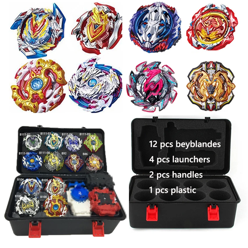 Toupie Beyblades Metal Fusion Beyblades Set Storage Box Top Beyblade burst bey 4D With Launcher Bey blade Toys For Children Boys
