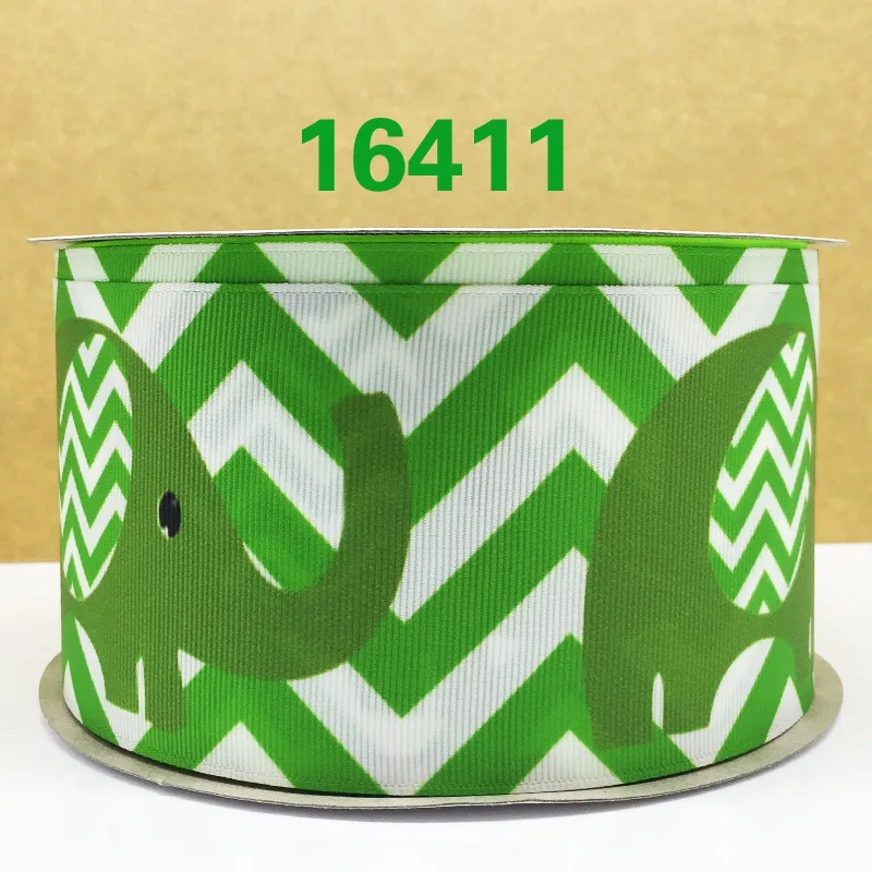 50 ярдов мультфильм напечатанный grosgrain ленты 16657 - Цвет: 16411