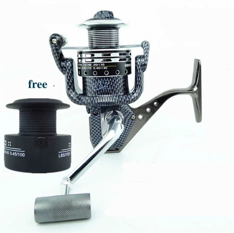 

SEAYOU Spinning Reel Wheel 10KG Multi-disc Drag Metal Spool Handle Carp Bait Feeder Large Spool Fishing Reel