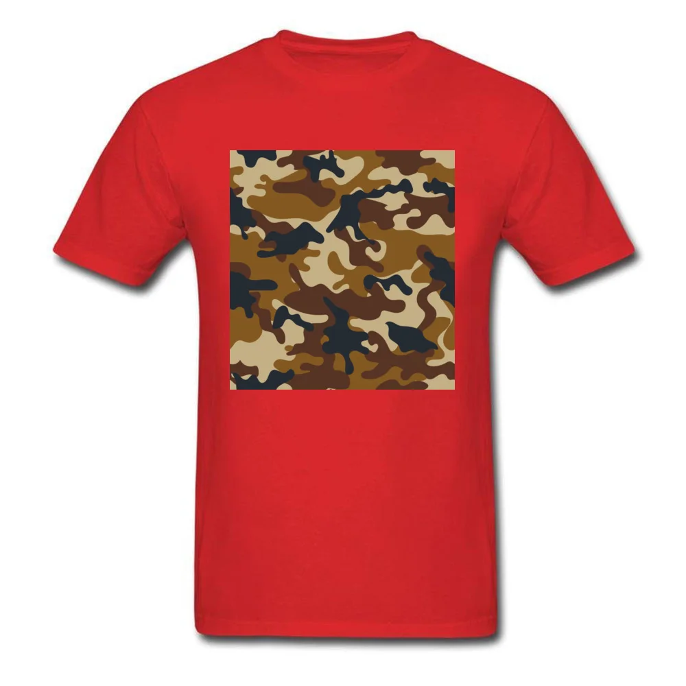 Brown Army Camo Pattern_red