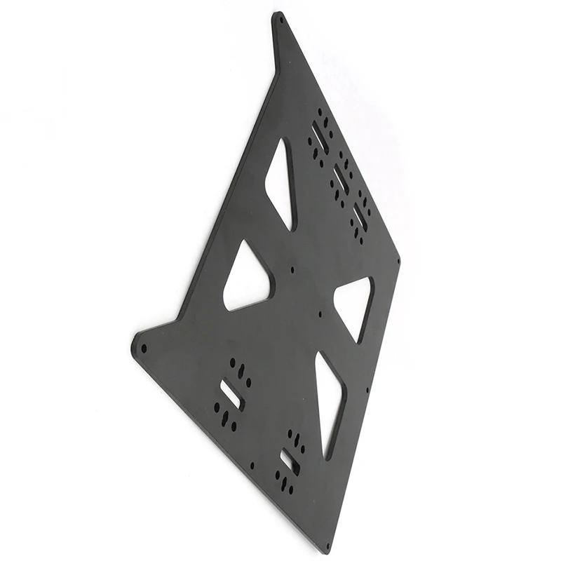 Черный Алюминиевый Y карета анодированная пластина обновления V2 Prusa I3 V2 Горячая кровать опорная пластина для Prusa I3 Diy части 3d принтера