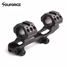 США 30 мм/1 дюймов двойное кольцо консольный Прицел Рейку 20 мм Picatinny Weaver Quick Release для охоты аксессуар