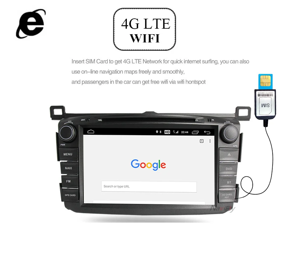 Discount Free shipping! 8"2din android 7.1 car dvd player for TOYOTA RAV-4 RAV4 2013-2015 support GPS navigation 4G SIM wifi bluetooth 22
