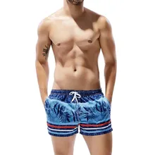 Для Мужчин's Быстросохнущие шорты летние бермуды Пляжные шорты Для мужчин пляжные шорты De Bain Homme Marque доска Шорты Для мужчин Плавание Короткие