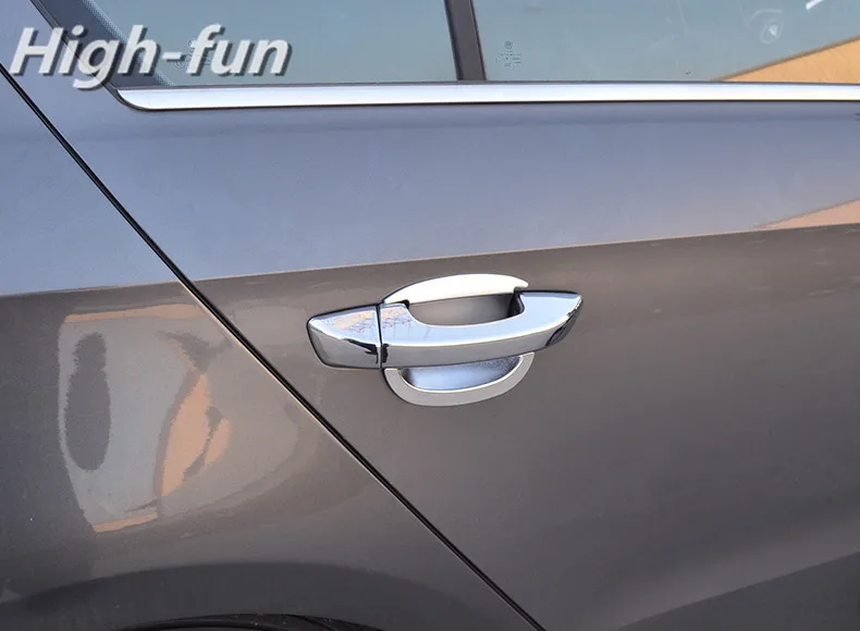 FUNDUOO Новый хромированный чехол для автомобильной двери + крышка чаши Volkswagen VW Golf 6