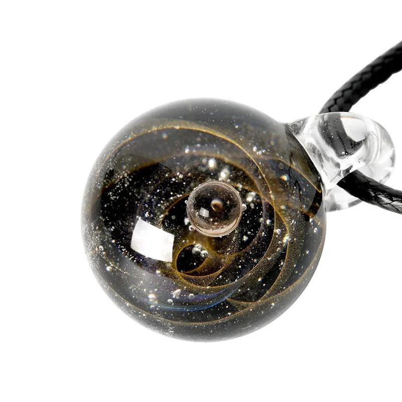 Unique Universe Glass Pendants Necklace Glass Luminous Sky Galaxy Moon Necklace Jewelry For Women Unique Universe Glass Pendants Necklace Glass Luminous Sky Galaxy Moon Necklace Jewelry For Women
