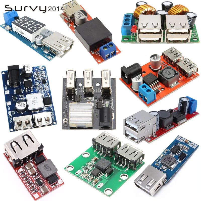 

USB Charger Module DC Buck step down Converter power supply module