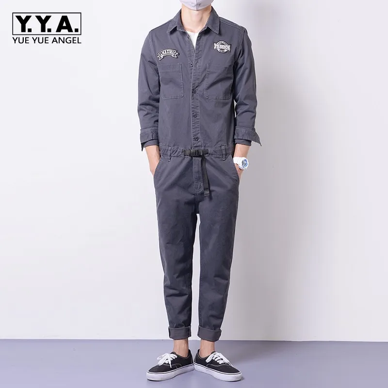 cotton mens jumpsuit
