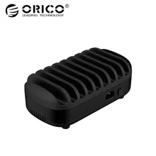 ORICO 10 Ports USB Charger Station With Holder For Mobile Phone Tablet 120W Output Max Intelligent