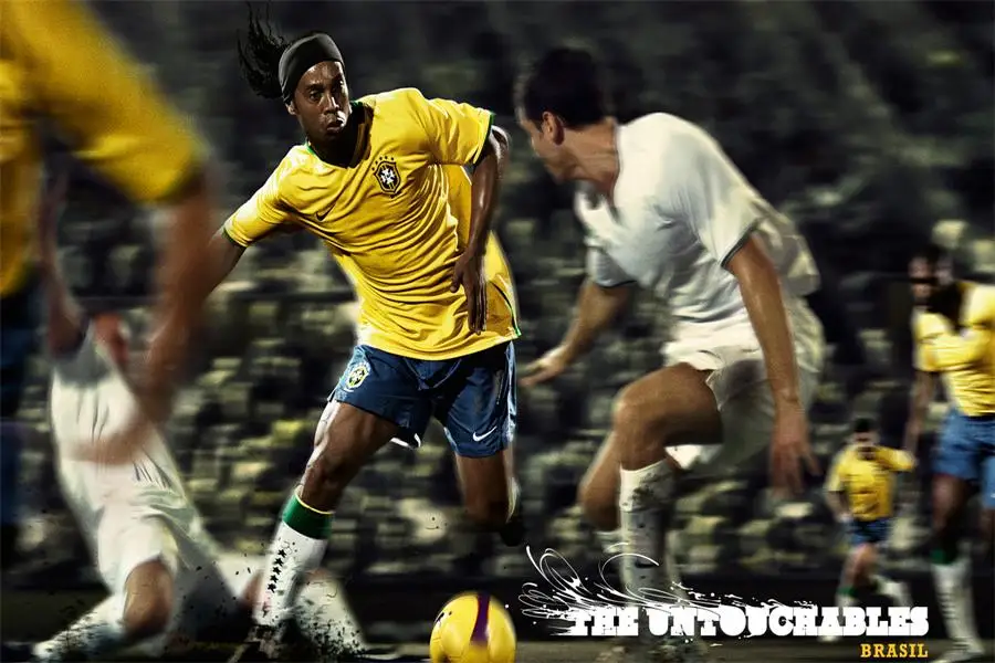 

Custom Canvas Art Ronaldinho Poster Ronaldinho Wall Stickers Office Mural Brazil Football Player Wallpaper Soccer Sticker #2239#