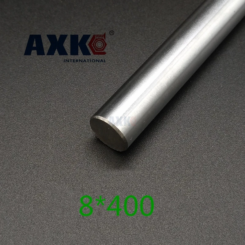 

Axk 2pcs 3d Printer Parts Rod 8mm Linear Shaft L 400mm Chromed Linear Motion Guide Rail Round Rod Shaft For Cnc Parts