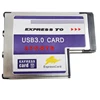 3Port Hidden Inside USB3.0 to Expresscard Express Card 54 54mm Expresscard Laptop Adapter Converter FRESCO LOGIC Chipset FL1100 ► Photo 2/6