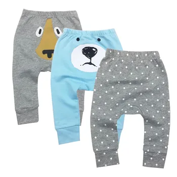 

2018 Infantil Toddler Newborn Baby Boys Girls Pants Unisex Casual Bottom Harem Pants PP baby boy Pants clothes Trousers 3M-24M