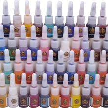 54 шт. Перманентный макияж пигментные чернила 54 цвета набор чернил для тату 5 мл Краска для татуажа