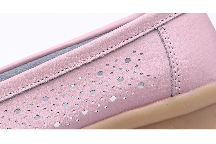 AH 168-New Arrival Cow Leather Women Loafers-6