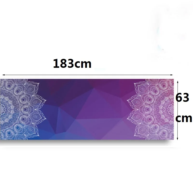 Новинка 183*63 см толщина 1 мм 4 стиля нескользящий ультратонкий оленья кожа замша резиновый коврик для йоги похудение Тренировочный Коврик для пилатеса