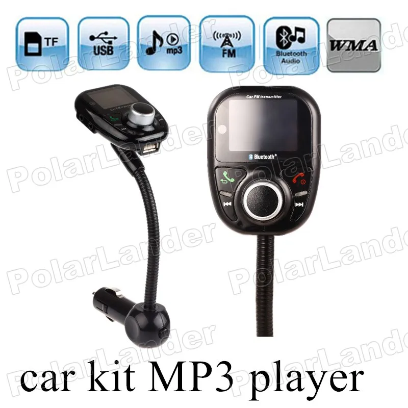 ЖК-дисплей экран Поддержка карты памяти У диска плеер Car Kit MP3 беспроводной связи bluetooth handfree fm-передатчик fm-модулятор зарядное устройство usb