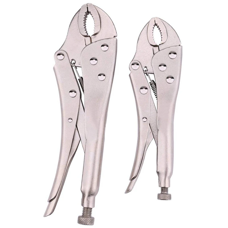 New Style Alloy Steel Jaw Locking Pliers Round Jaw Self Locking Curved