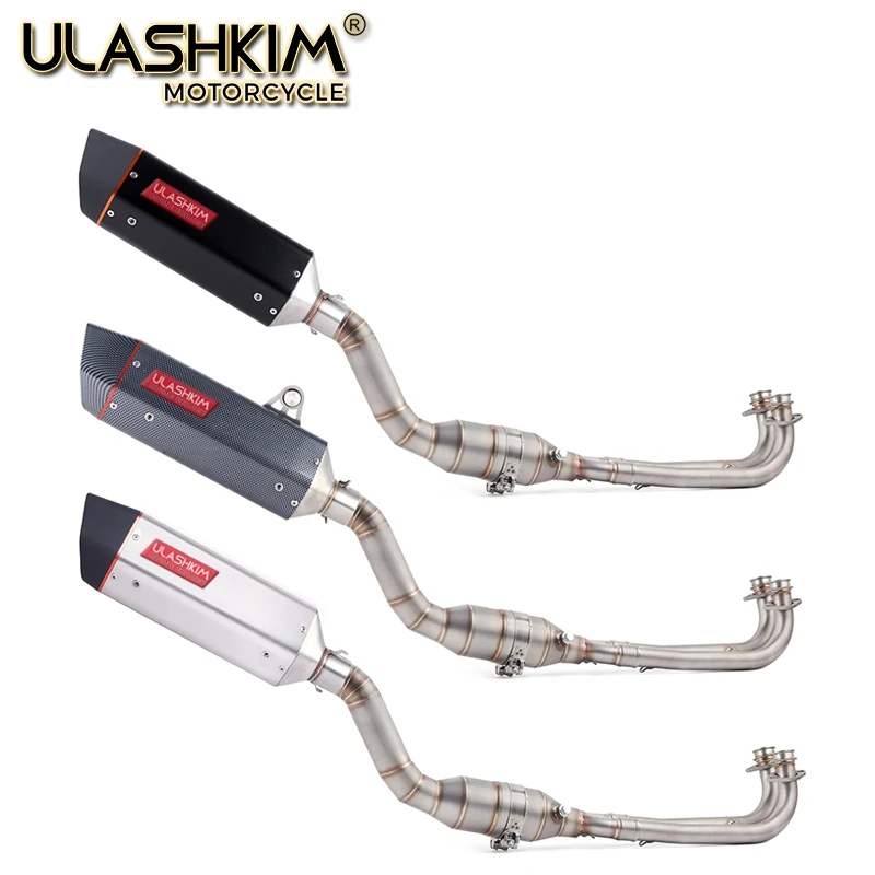 

For Yamaha Tmax500 Tmax530 Tmax T-Max 500 530 2017 2018 Motorcycle Full System Exhaust Escape Pipe Modified Middle Link Pipe