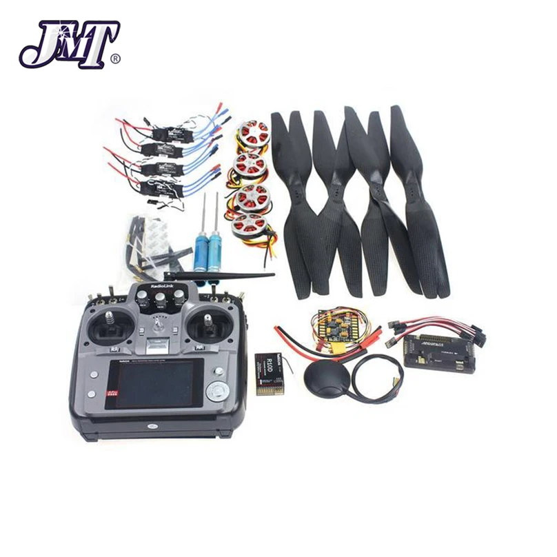  JMT 4-Axle Foldable Rack RC Quadcopter Kit APM2.8 Flight Control Board+GPS+750KV Motor+15x5.5 Prope