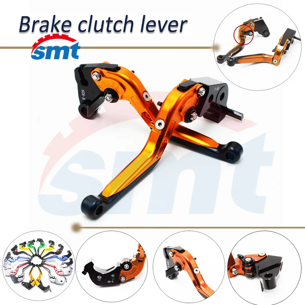 

Wholesale Motorcycle Brake Clutch Levers Foldable extendable handlebar lever Orange For YAMAHA R6S CANADA VERSION	2007 2008 2009