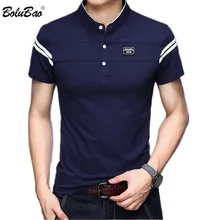 BOLUBAO модная брендовая мужская рубашка поло новая весенняя летняя однотонная мужская рубашка поло приталенная Повседневная рубашка поло Топ Мужская