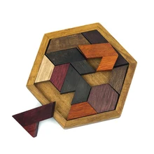 Children Toy Geometry Wooden Jigsaw Puzzle Tangram Puzzle Made Of Wood Educational Toys for Kids Children Toy Geometry Wooden Jigsaw Puzzle Tangram Puzzle Made Of Wood Educational Toys for Kids
