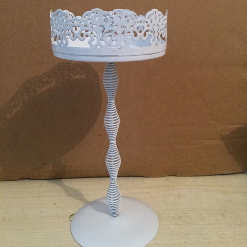 3 штуки белая металлическая железная кружевная подставка для торта/поднос