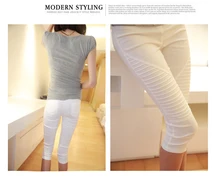 Casual three quater pants trousers design for pregnant women font b maternity b font summer font