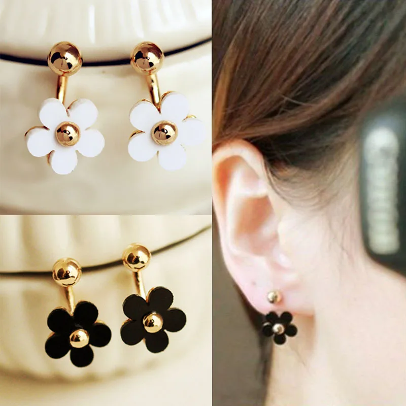 

Stud Elegant Flower LNRRABC Brincos Small Fashion Jewelry Women Earrings Ball Bijoux Piercing Shipping Drop Gift Charming