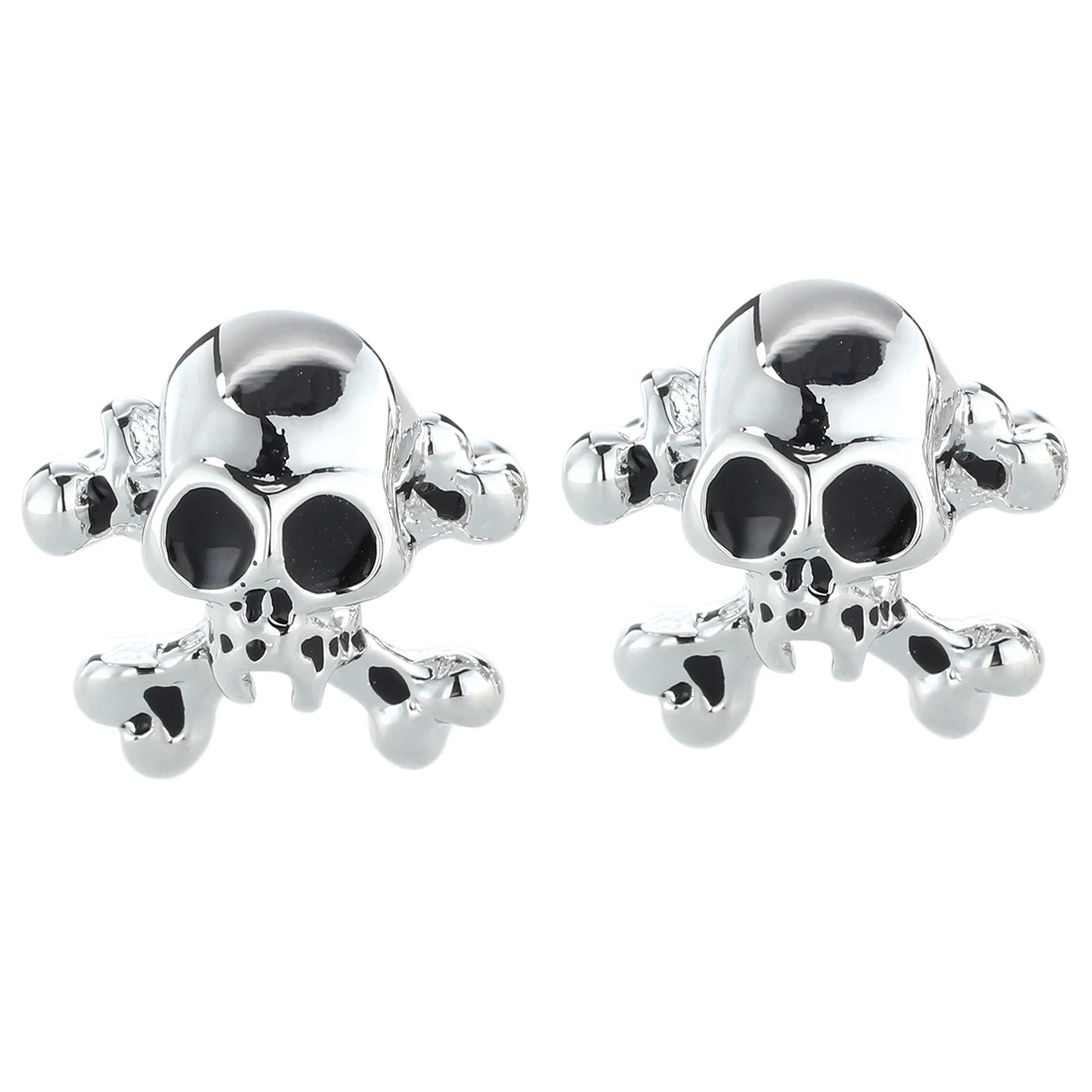 

Stainless Steel Men Cuff Link Cufflinks - Skull--1 Pair