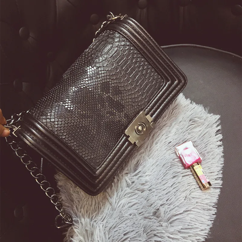 

2016 New Fashion snakeskin women leather handbags women's bag shoulder bags women messenger bags women's bags clutch