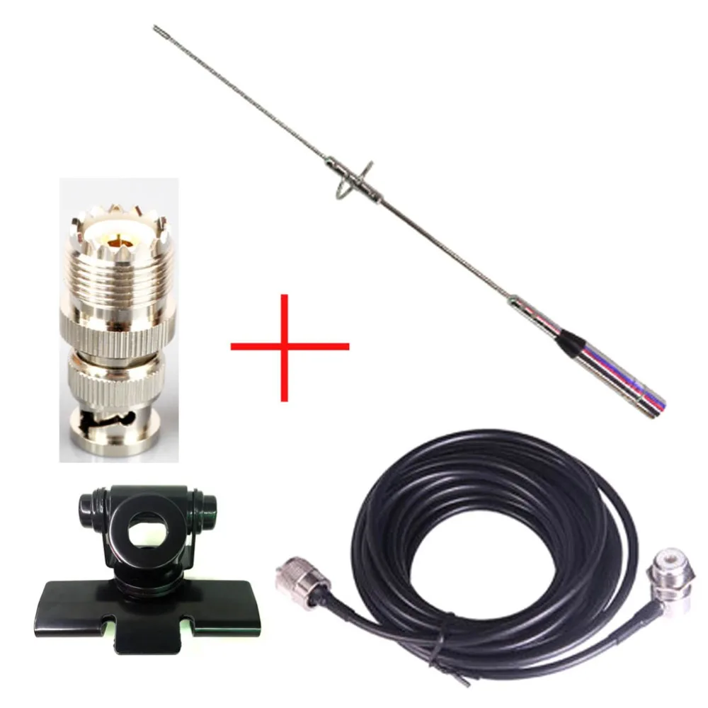 Package NL-770S Antenna+For Nagoya RB-400 Antenna Mount+5M Extend Cable+RF adapter for Yaese FT-7800R FT-8800R FT-8900RM (3)
